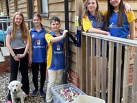 Pirbright's young leaders launch 'Cans for Cricket' recycling project