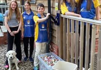 Pirbright Cricket Club's young leaders launch 'Cans for Cricket' recycling project