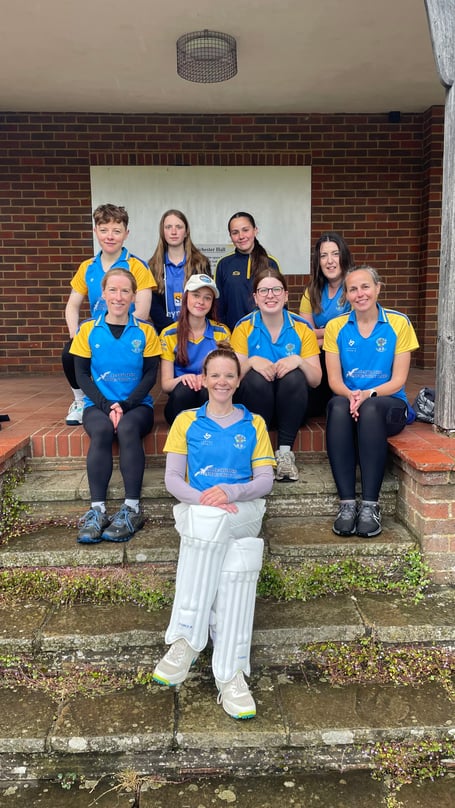Pirbright are all smiles after beating Chiddingfold