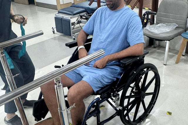 Surrey man's stroke mistaken for hangover before brain surgery