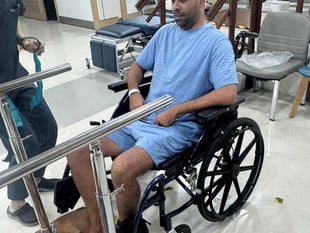 Surrey man's stroke mistaken for hangover before brain surgery