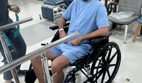 Surrey man's stroke mistaken for hangover before brain surgery