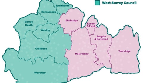 East and West Surrey councils to meet for first time