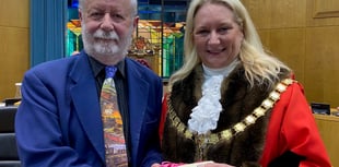Eminent accolade for Byfleet legend Jim as mayor bows out