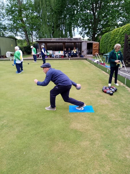 Jonno Dudley in action against Castle Green