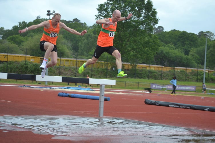 David Brighton set a 3,000m steeplechase personal best