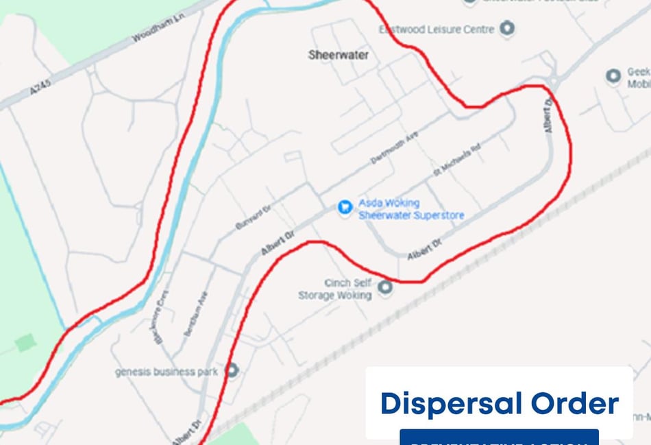 Woking Police authorise 48-hour Dispersal Order in Sheerwater