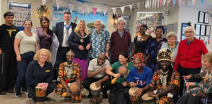 Care home residents Seren-get a treat as Africa comes to West Byfleet