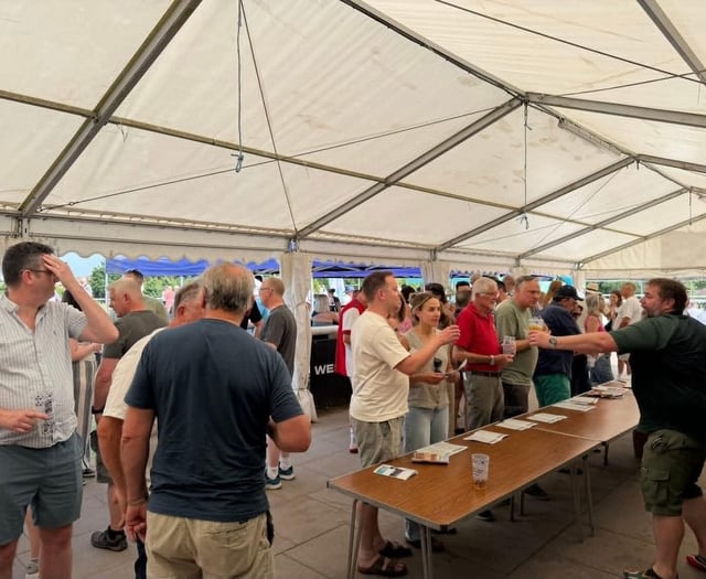 All hands to the pump as beer festival draws hundreds