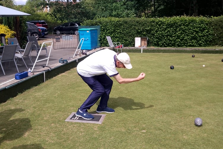 Andrew Hardwick in action against Westfield