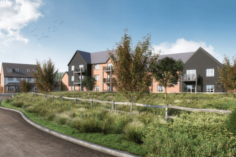 homes planned for Egley Road in Mayford (image Cala Homes/Woking Borough Council)