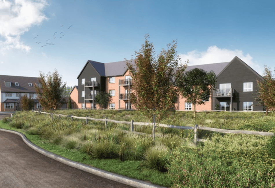 Plans for 74 homes on former green belt land approved in Mayford