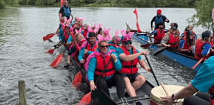 Floating their boats: oarsome teams make waves for hospice