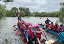 Floating their boats: oarsome teams make waves for hospice