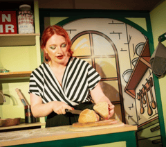 Live baking as former TV cook seeks crumbs of comfort