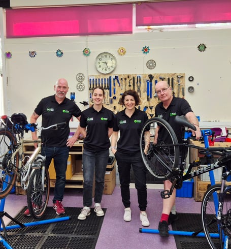 The Surrey Bike Bank Team.