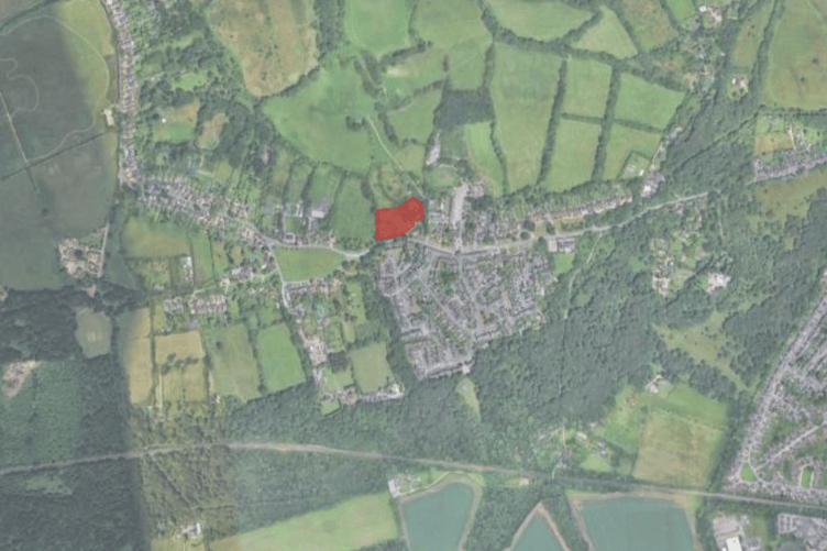 The site of the Oak Hill development in Wood Street Village.