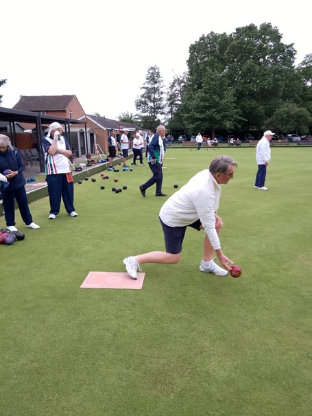 Andrew Arabin-Jones in action against Mytchett