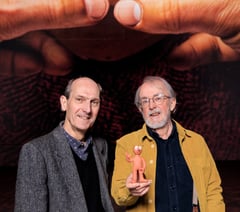 Aardman co-founders who met at Woking school are knighted