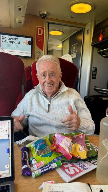 Clive Howse has marked 65 years as a hairdresser in West Byfleet.