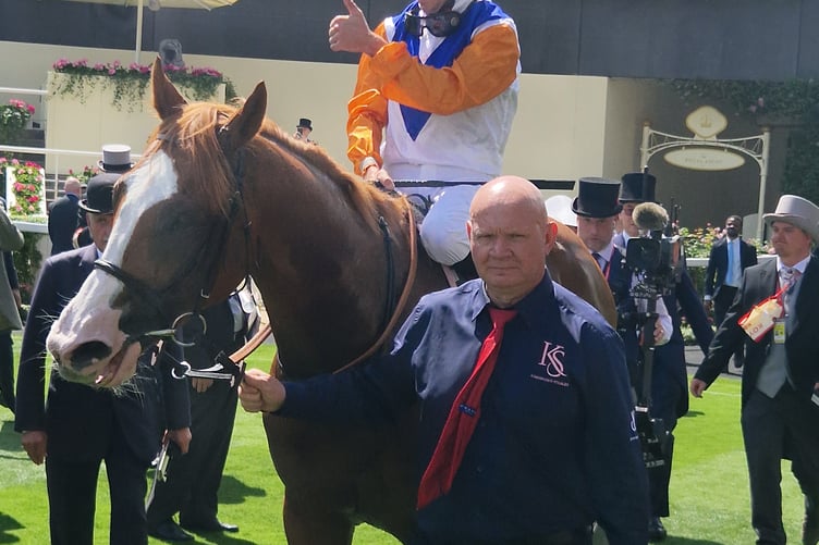 Kieran Shoemark aboard Ten Bob Tony, Royal Ascot, June 16th 2026.