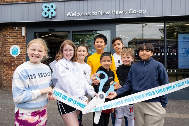 Children from New Haw Community School