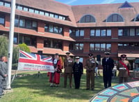 Surrey Heath raise flag for Armed Forces Week
