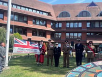 Surrey Heath raise flag for Armed Forces Week