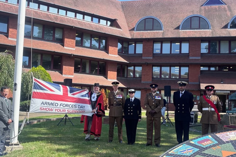 Surrey Heath flag-raising