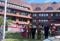 Surrey Heath raise flag for Armed Forces Week