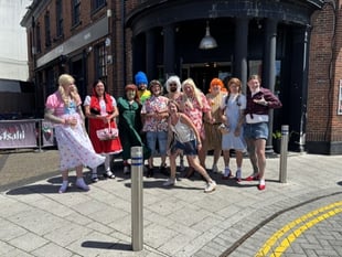 Walkers take to their heels in good cause