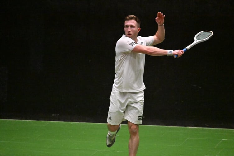 British number one amateur real tennis player Robert Shenkman.