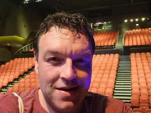 A peek behind the scenes at G Live and my sobering tombola moment 