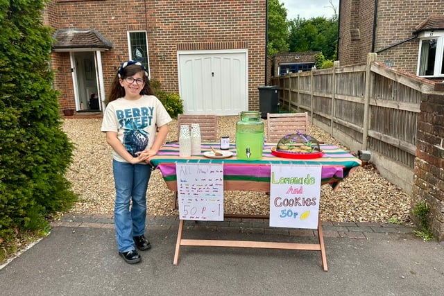 June Cummins Lemonade Woking Hospice