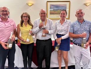 Keen golfers swing into action for charity day