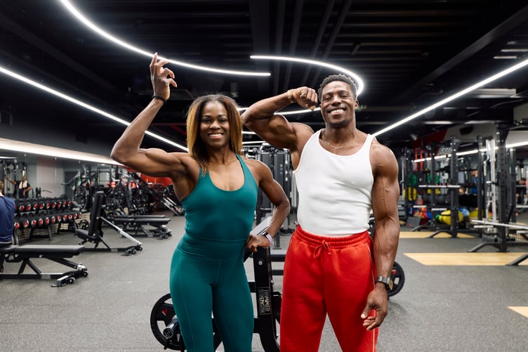 Kim Valente and Harry Aikines-Aryeetey