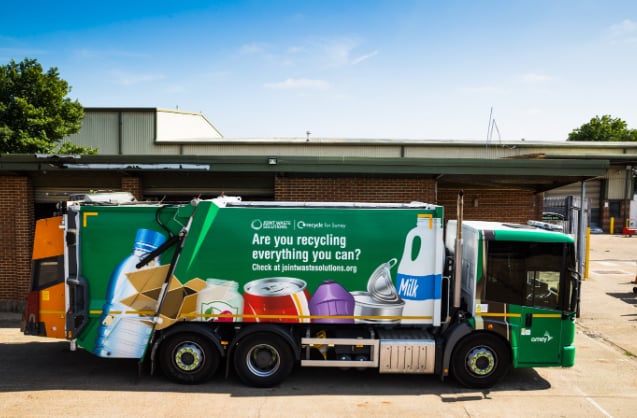 Joint Waste Solutions recycling lorry