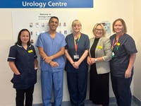 Prostate cancer diagnosis team earn recognition