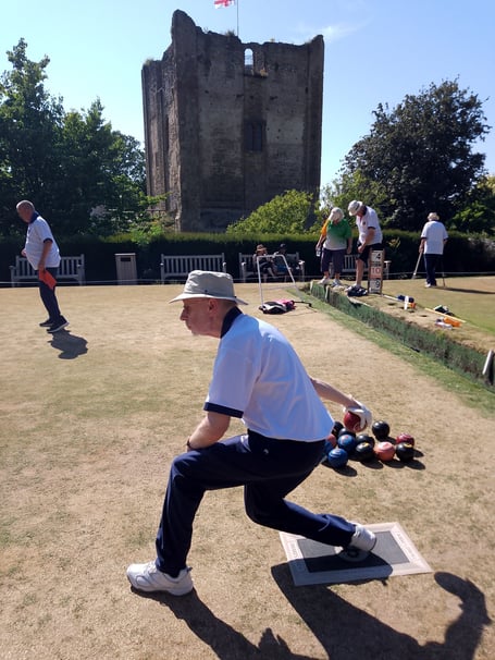 David Hartfield in action against Castle Green