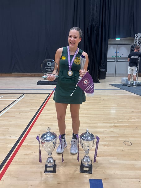 Gordon's School captain Anna Dale-Smith won the Most Valuable Player award in the final (Photo: Gordon's School)