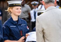 Sea cadets demonstrate skills at parade evening
