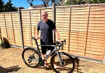 Cyclist sent flying by car in hit-and-run