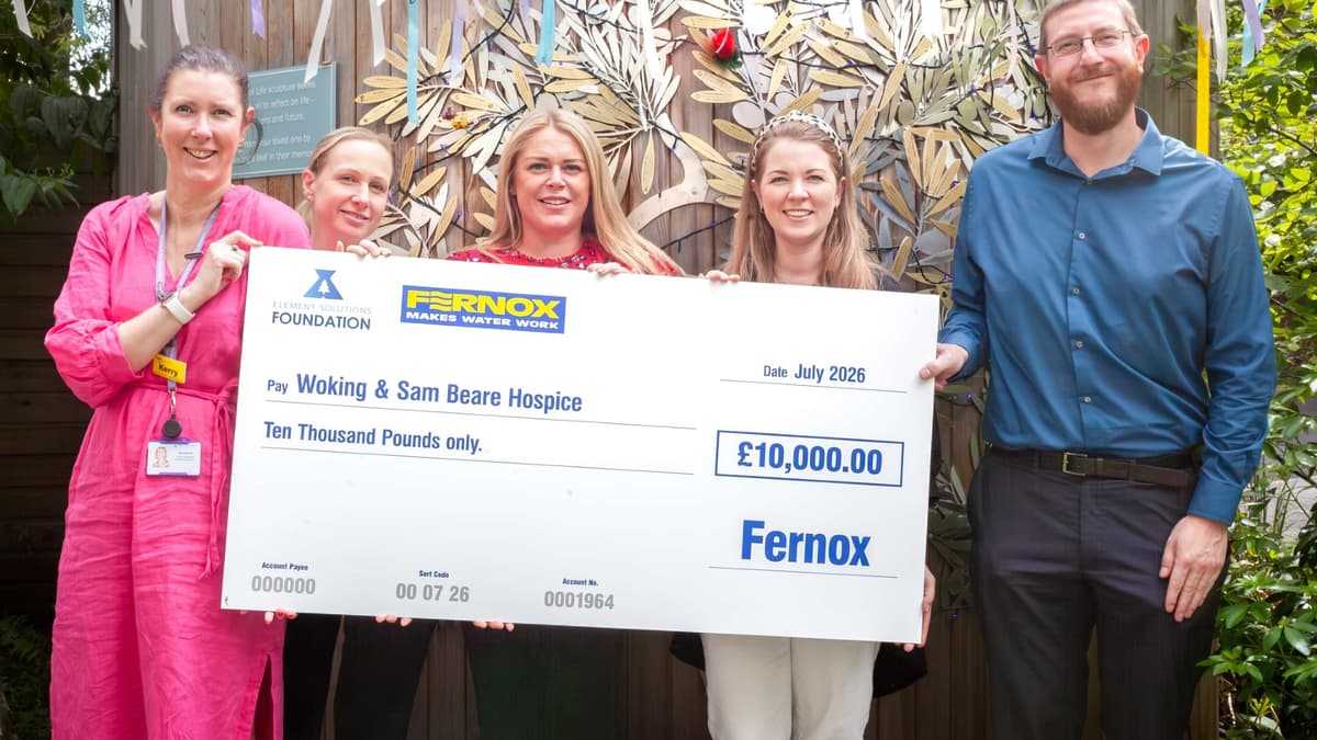 Local links drive firm's £10k charity donation