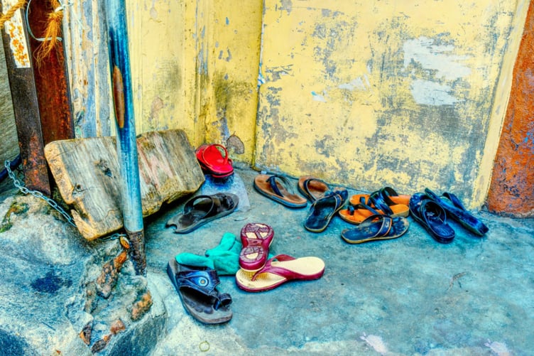 Leave Your Shoes Outside The Temple by Sally Howard