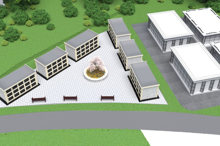 Brookwood Cemetery community mausoleum plan
