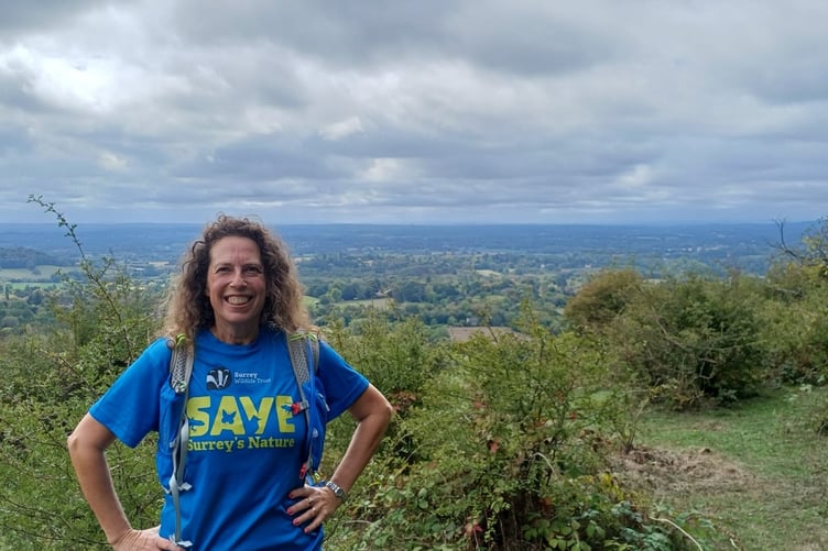 Surrey Wildlife Trust's deputy CEO Catherine Roberts