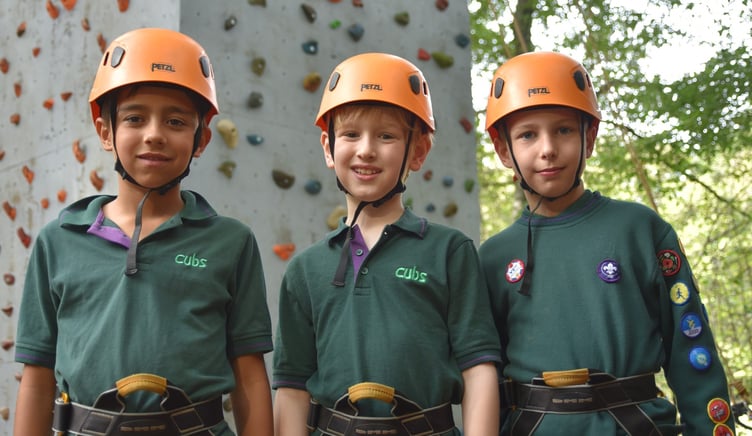 Cubs enjoyed a weekend of activities at Bentley Copse