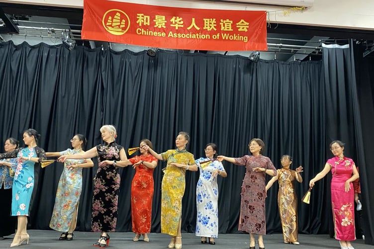 A cheongsam show