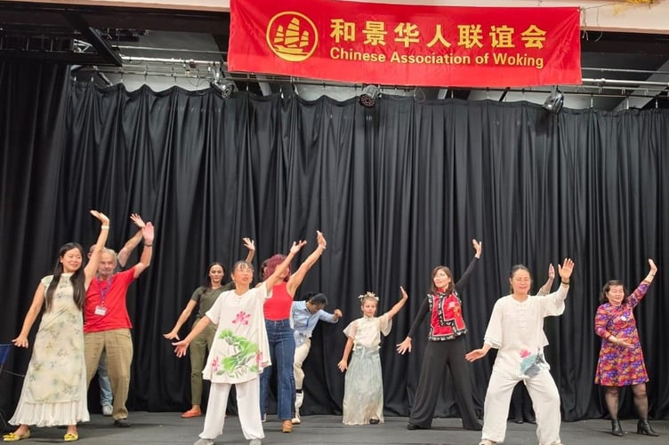 An exhibition of tai chi welcomed all age groups