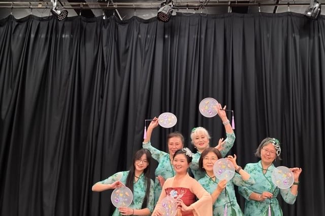 The wonderfully stylish ladies' dance
